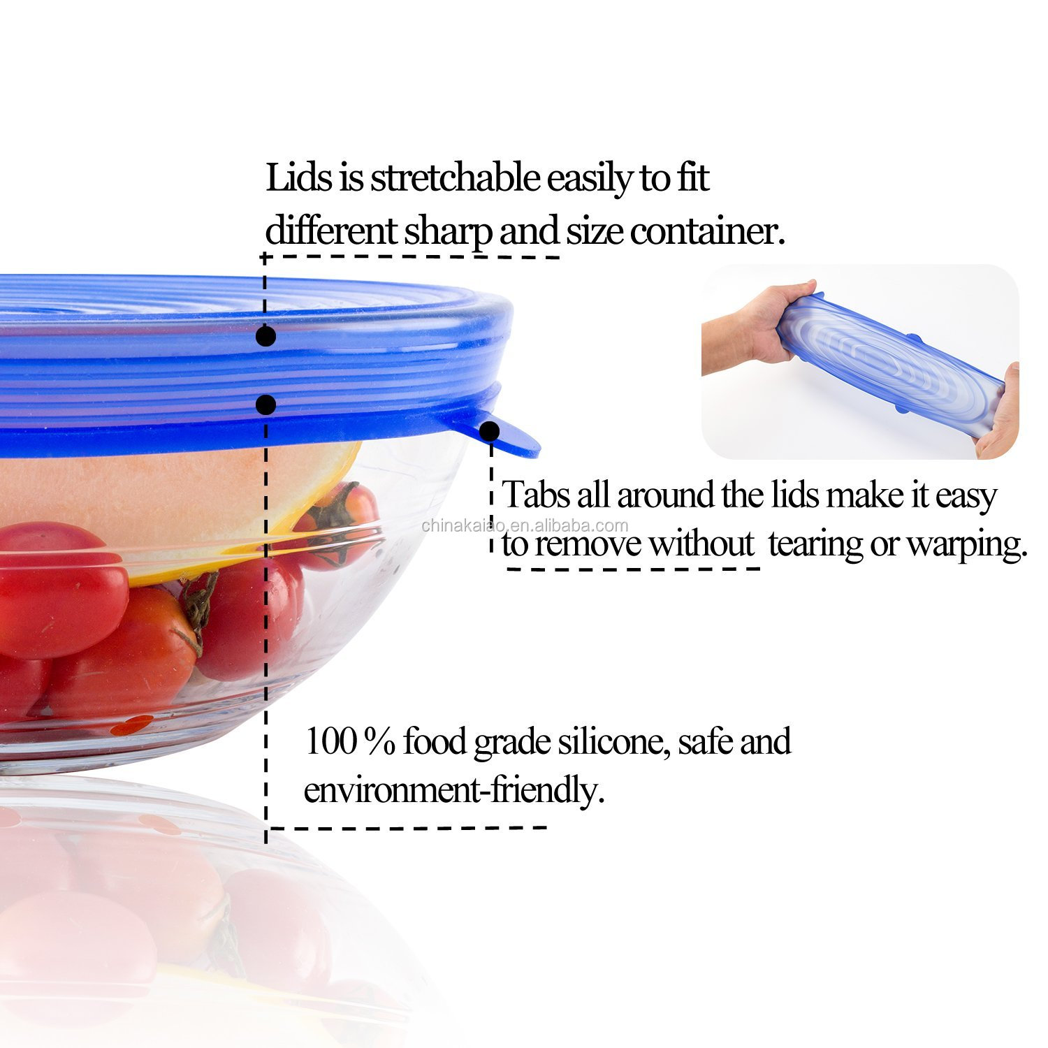 silicone food sealing lid